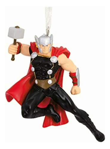 Hallmark Marvel Thor Con Adorno Navideño Mjolnir, 2.75 X