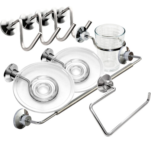 Set Accesorios Baño Acero Inoxidable Oferta 377