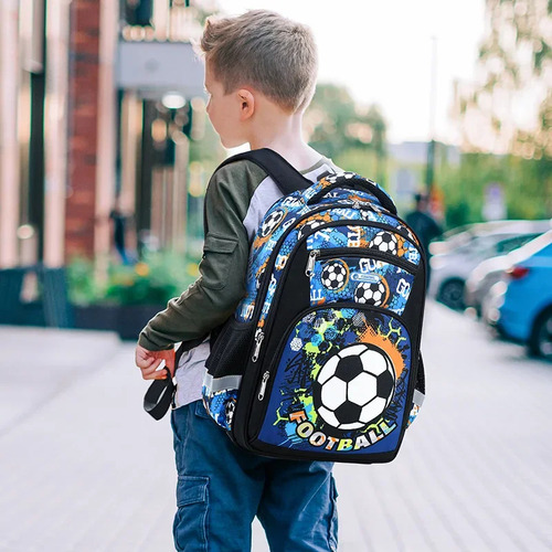 Mochila Infantil Mok Lightweight Football Print
