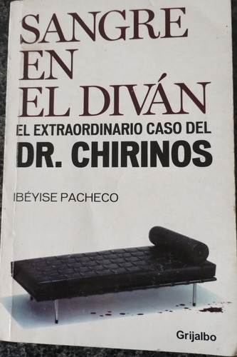 Libro Sangre En El Diván, De Ibeyise Pacheco.