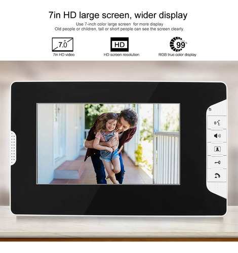Videoportero 7 Hd Intercomunicación Manos Libres Timbre