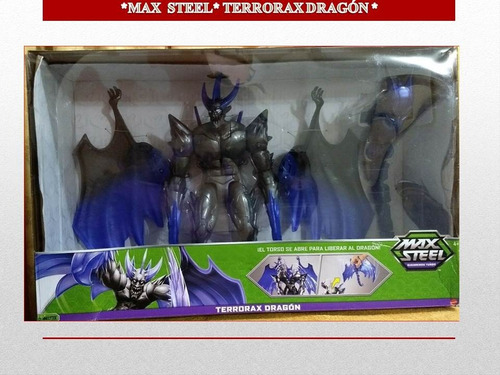 Figura De Acción Max Steel Terrorax Dragón Juguete Original
