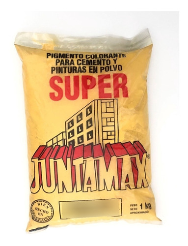 Pigmento Colorante Para Cemento Juntamax X 1 Kg Amarillo