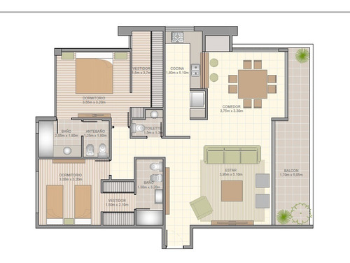 Imagen 15 de 15 de Sensacional Depto. De 3 Amb. Venta De Pozo. Acorus Leloir