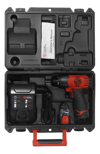 Llave De Impacto 1/4 Cp A Bateria Con Kit Cp8818 Color Rojo/negro