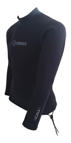Camiseta Neoprene Manga Longa Fun Dive, Surf Náutica Pesca