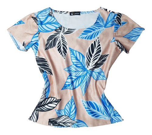 Imagem 1 de 2 de Blusa Blusinha T-shirt Listrada Moda Feminina Evangélica