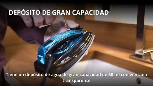 Plancha De Viaje De 1200 W, Vapor Continuo. Cecotec