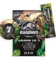 Comprar Kit Imprimible Jurassic World, Dinosaurios, Cumple, Editable
