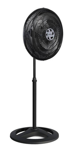 Imagem 2 de 3 de Ventilador de coluna Ventisol Turbo 6 preto com 6 pás, 50 cm de diâmetro 220 V