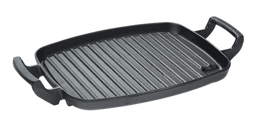 Chapa Grill De Ferro Com Alça Ferro 30x24cm Panela Mineira