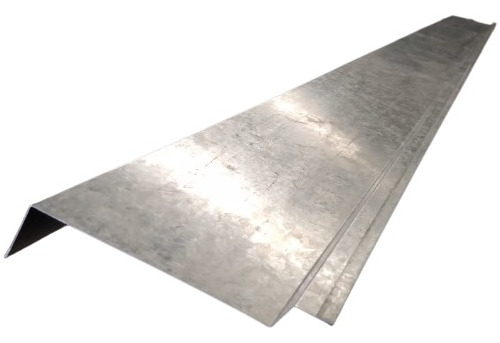 Botaguas/flashing En Lam. Galvanizada C-24 25cmx5cmx2cmx2cm