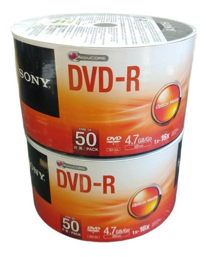 Dvd Sony -r 16x X 600 Unidades Dvd Virgen  No Verbatim Tdk