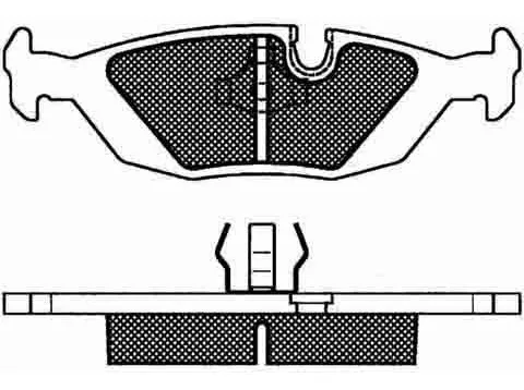 Pastillas Freno Para Saab 900 81/96 Trasera Marca Textar