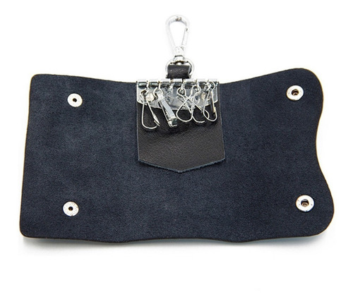 Set Cartera Billetera Hombre, Porta Llaves Y Pluma Color Marrón