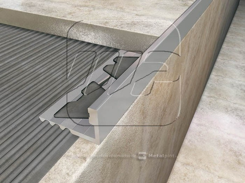 Perfil A3g L Alum Gris 10x2500mm Metalpint