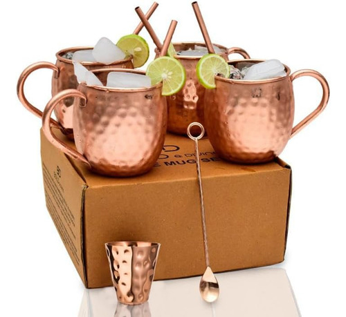 Tazas De Cobre Auténticas De Moscú | Juego De Tazas D...