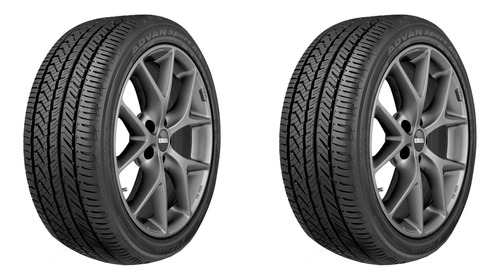 Paquete 2 Llantas 225/45 R-17 94w Advan Sport As Yokohama