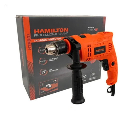 Imagen 5 de 10 de Taladro Percutor Agujereadora 500w Htp001 + 50 Mechas Brocas