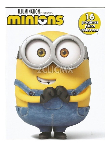 Libros Infantil Colorear Universal Studios Minions Bolo