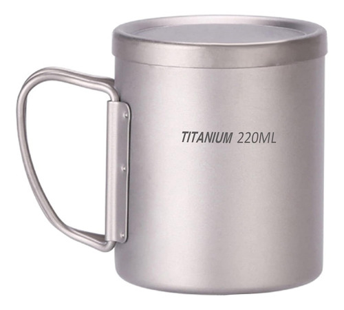 Aomiun Taza De Titanio De Doble Pared Titanio Taza De Agua T