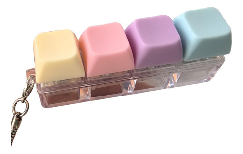 Keyboard Keychain, Haga, Juguete Sensorial, 4 Teclas