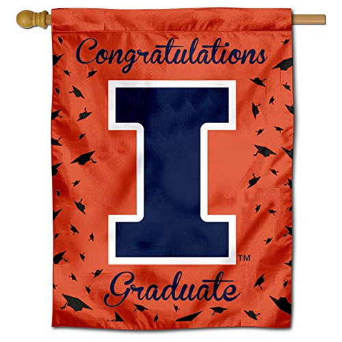 Bandera De Graduación De Illinois Fighting Illini Sopo...