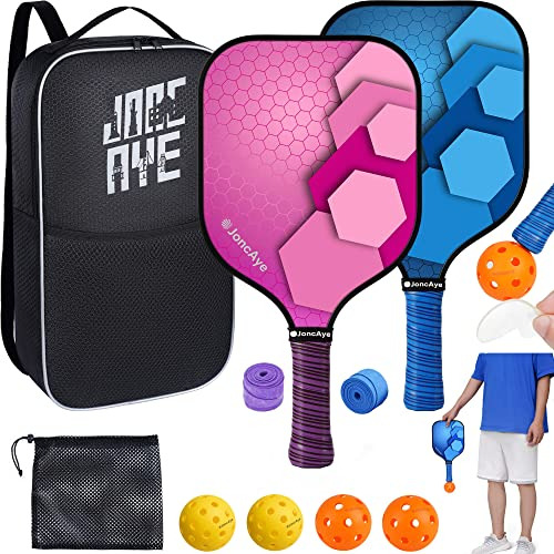 Set De Pickleball De 2 Palas Y 4 Pelotas Bolsa Palas, S...