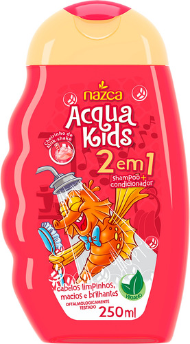 Shampoo Infantil Acqua Kids 2 Em 1 Milk Shake 250ml