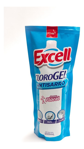 Cloro Gel Antisarro 500ml Excell Aroma Floral