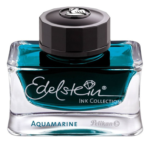 Frasco Tinta Pelikan Edelstein 50ml Aquamarine Turquesa Esti