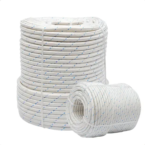 comprar Corda 12mm Poliamida Trançada Nr18 Tipo Bombeiro 50 Metros Cor Branco