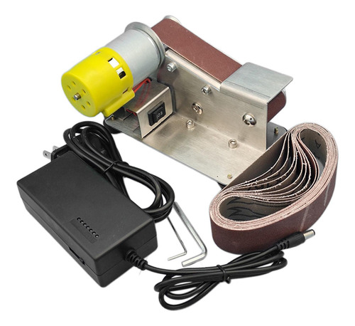 Mini Lixadeira De Cinta Adaptador Dos Eua Com Estilo A