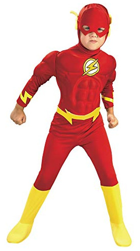 Rubie S Dc Comics Deluxe Muscle Chest The Flash Disfraz...