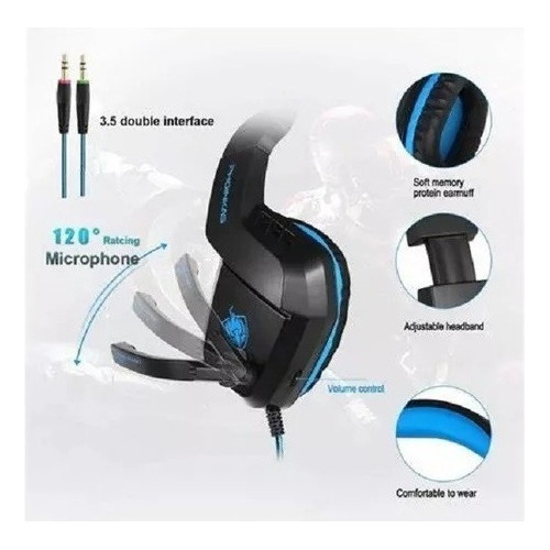 Audífonos Gamer H1 Phoinkas Para Ps4 Xbox Notebook Pc Color
