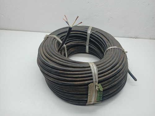 Rollo De Cable Tipo Taller 4 X 1.5 Mm 100mts Cobre Negro (Usado)