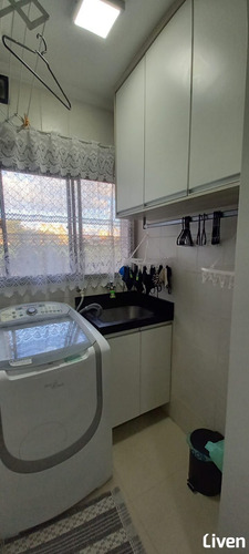 Imagem 14 de 30 de Apartamento Com 3 Dormitórios, Sala Ampla Com 2 Ambientes, Sacada E 1 Vaga De Garagem - 9123