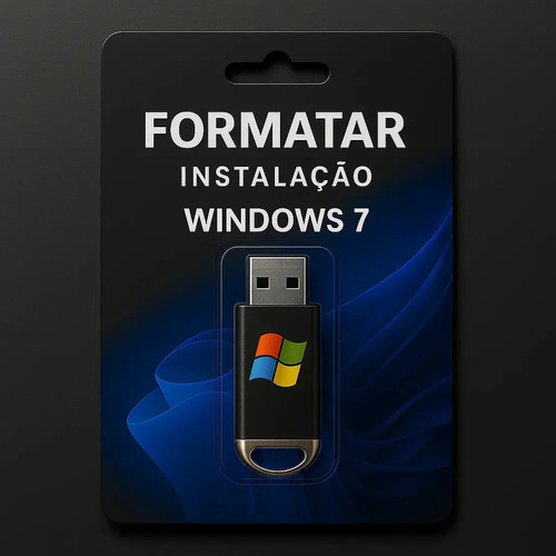 Pen Drive 16gb Bootável Windows 7 + Pacote Programas Preto