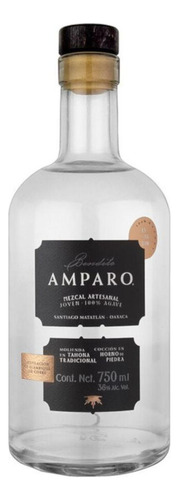 Pack De 4 Mezcal Bendito Amparo Joven Espadin 750 Ml