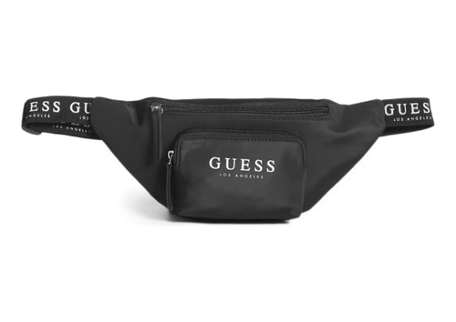 Riñonera Guess Mujer C/cinta C/logotipo Negra