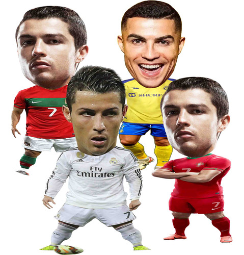 Peluche Cojin Ronaldo Chiquito Al-nassr Portugal Ronaldo Al-nassr