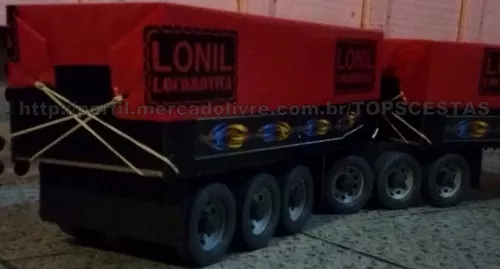 Caminhão De Brinquedo Grande Bi Trem Lona De Plástico - GL3 SHOP -  BRINQUEDOS