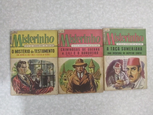 Misterinho N° 5, 9 E 10 Ed. Ebal Hq (Usado)