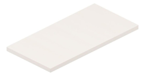 Kit - Cuba Esculpida E Prateleira 60x40 -porcelanato Polido. Branco Brilhante