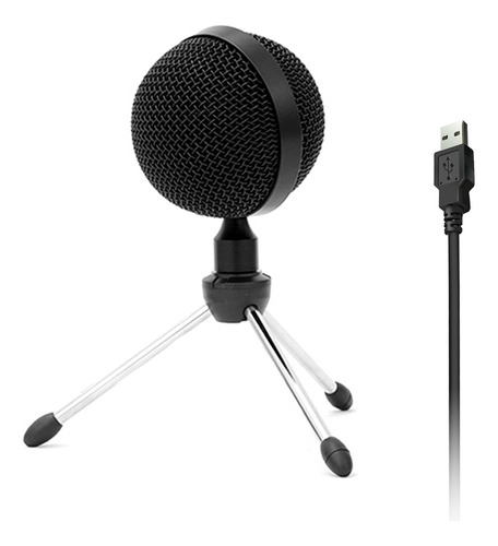 Micrófono De Condensador Usb Para Potaje, Grabación Y Doblaj