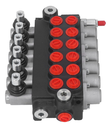Válvula De Control Del Cargador De Tractor Hidráulico, 6 Bob