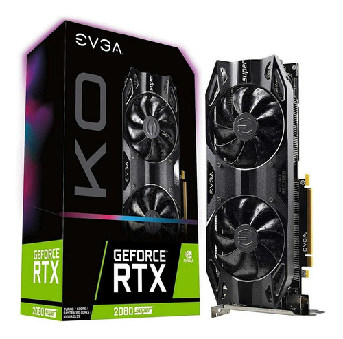 Placa de vídeo Nvidia Evga  KO Gaming GeForce RTX 20 Series RTX 2080 SUPER 08G-P4-2083-KR 8GB