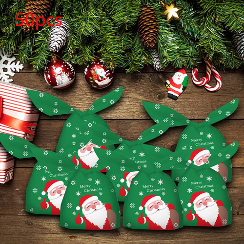 New! 50 Bolsas De Regalo De Navidad Para Regalo De Navidad