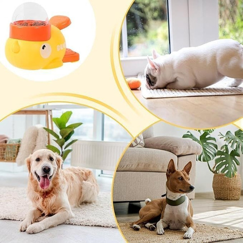 Duck Shape Dog Slow Feeder Toy,2025 New Duck Treat Dispenser