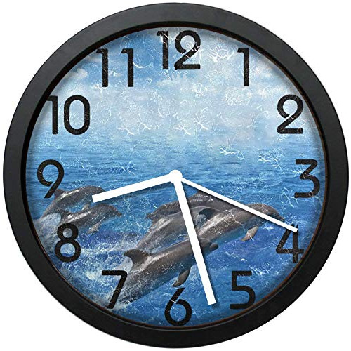 Delfines Saltando Retro Modelo Moderno Simple Reloj De ...